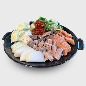 킬바사순대곱창볶음